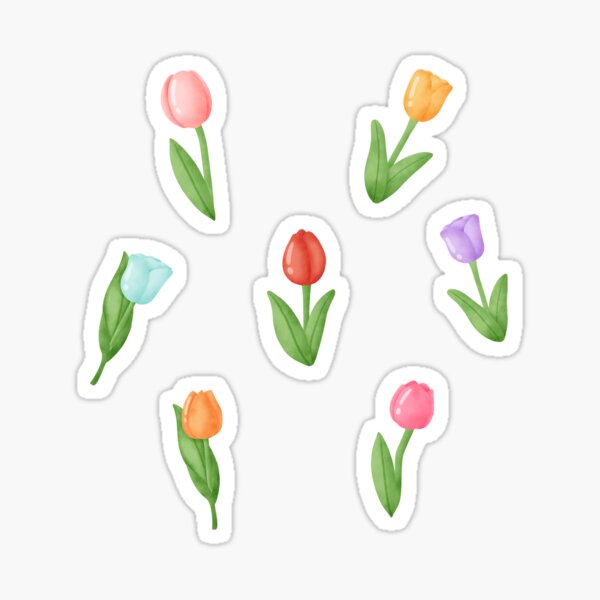 Item preview, Pretty Tulips Flowers Many Colors designed and sold by Simplyy  Unique.
