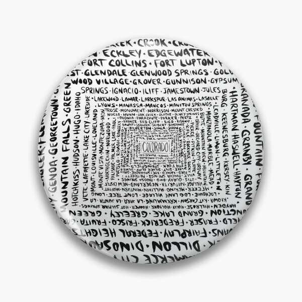 Item preview, The Colorado - Typography Art designed and sold by that5280lady.