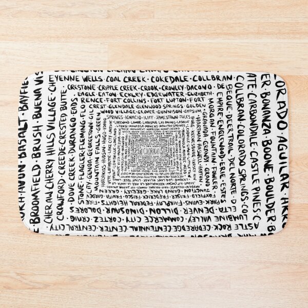 Item preview, The Colorado - Typography Art designed and sold by that5280lady.