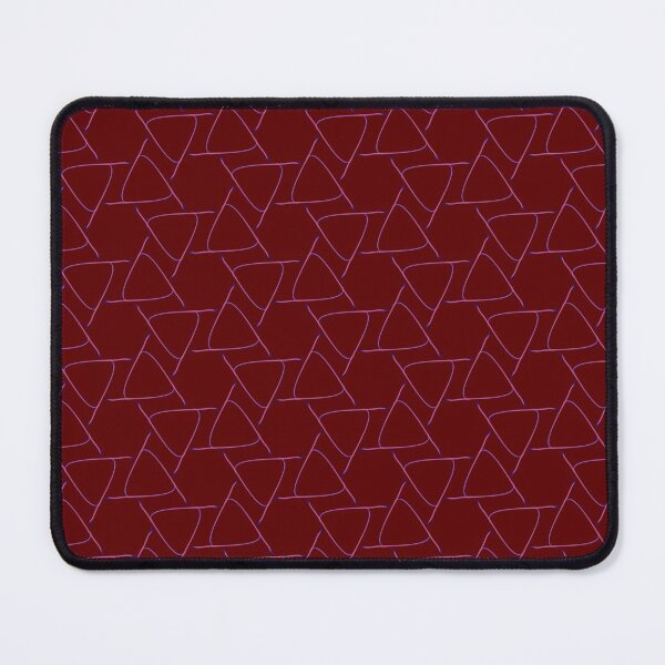 Item preview, Red Hexagon Tile on Dark Red designed and sold by Fractal Journeys, etc. .
