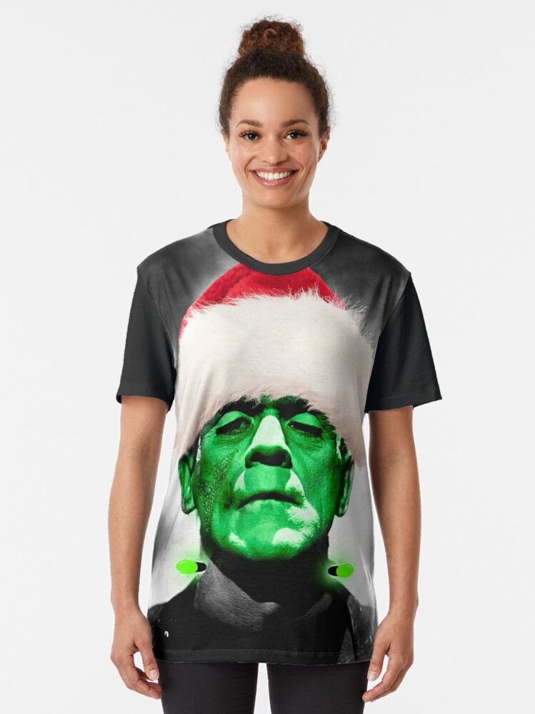 Santa Frankenstein | Graphic T-Shirt