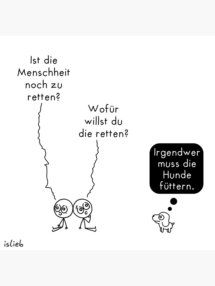 Thumbnail 3 von 3, Poster, Menschheit retten designt und verkauft von islieb.
