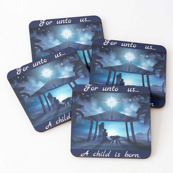 Item preview, For Unto Us A Child is Born designed and sold by sharilees.