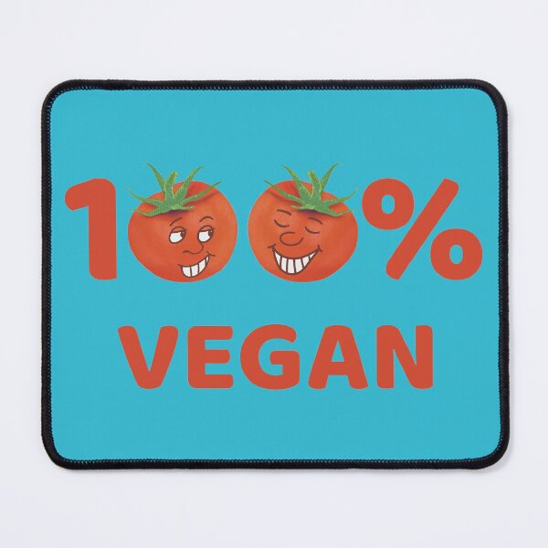 Item preview, 100% vegan - tomatoes with cartoon faces designed and sold by Crystal Raymond.