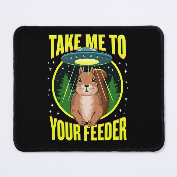 Item preview, Funny Squirrel Lover Gift - Squirrel Feeder Alien Abduction designed and sold by propellerhead.