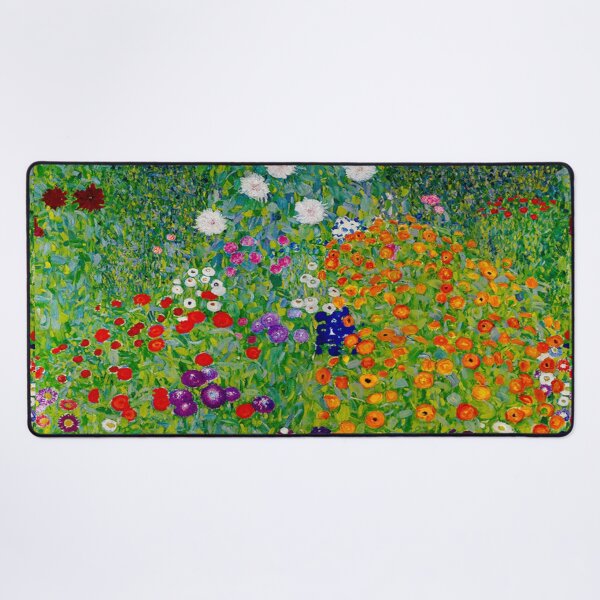 Aperçu de l'œuvre Jardin fleuri/ Blumengarten - Gustav Klimt Art Nouveau Floral créée et vendue par Gascondi.