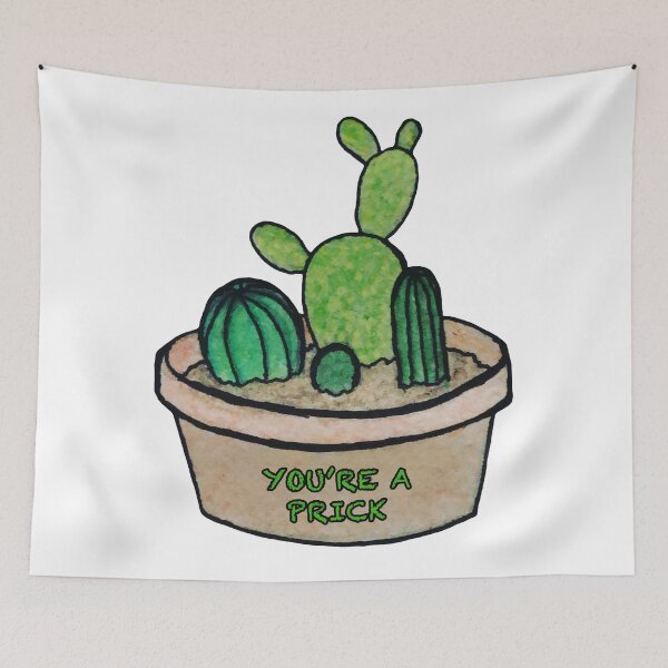 Item preview, You’re a prick cactus pot designed and sold by Phoebew03.