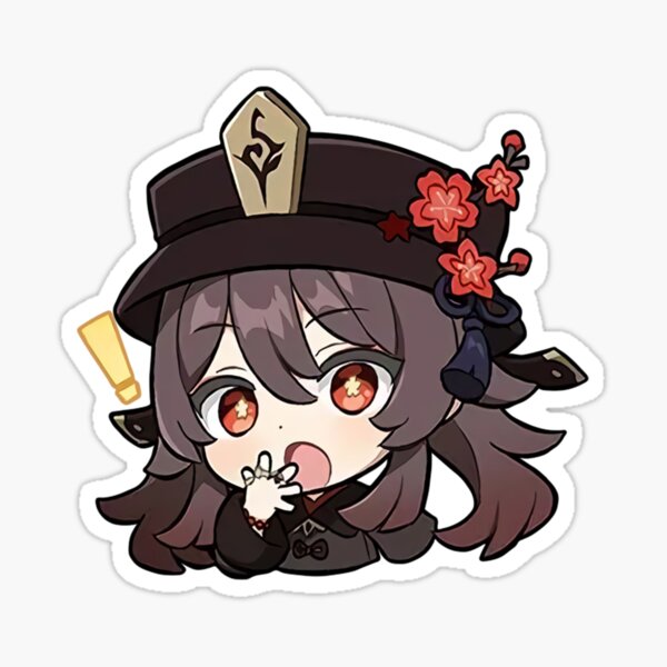 Chibi Hu Tao - Genshin Impact Sticker