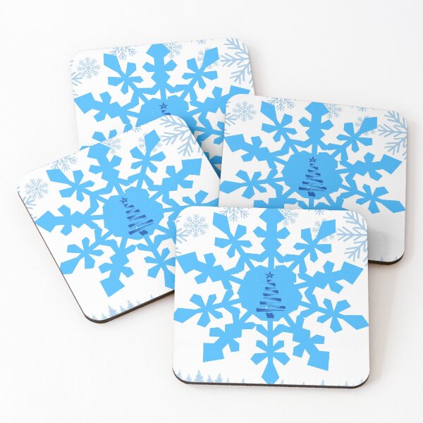Item preview, Heavenly Blue Snowflake designed and sold by SpreadingALOHA.