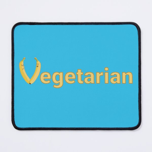 Item preview, Vegetarian - featuring bananas with cartoon faces designed and sold by Crystal Raymond.