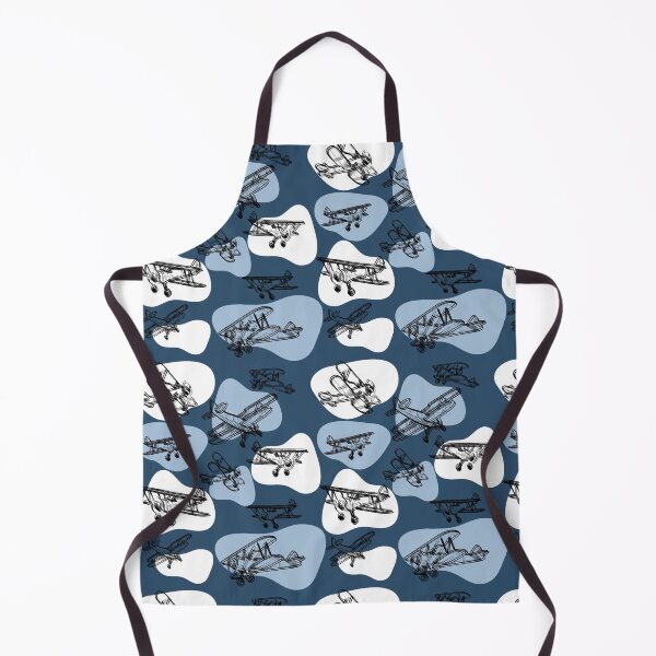 Item preview, Biplanes & Clouds - Blue designed and sold by PlaneNsimple.