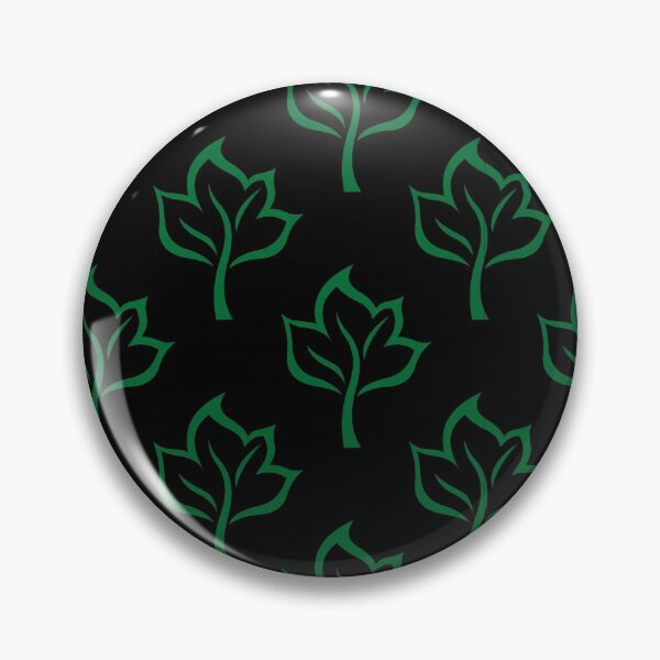 Item preview, Seamless green maple tree leaves pattern on black background designed and sold by darshants.