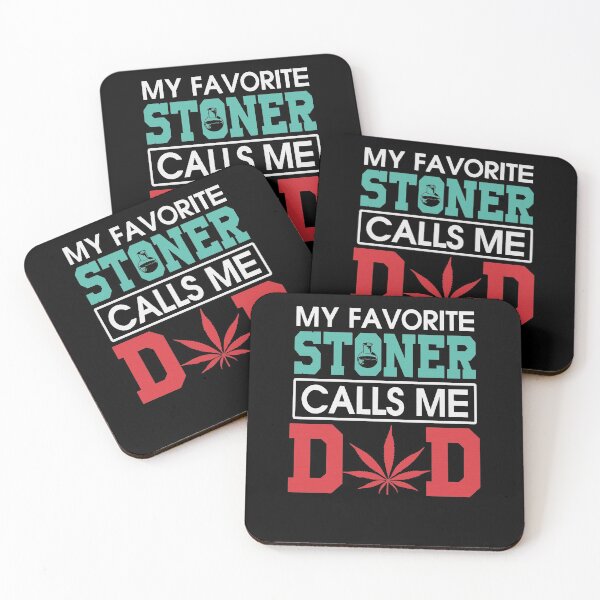 Item preview, My Favorite Stoner Calls Me Dad Weed Love  designed and sold by QTRNGS.