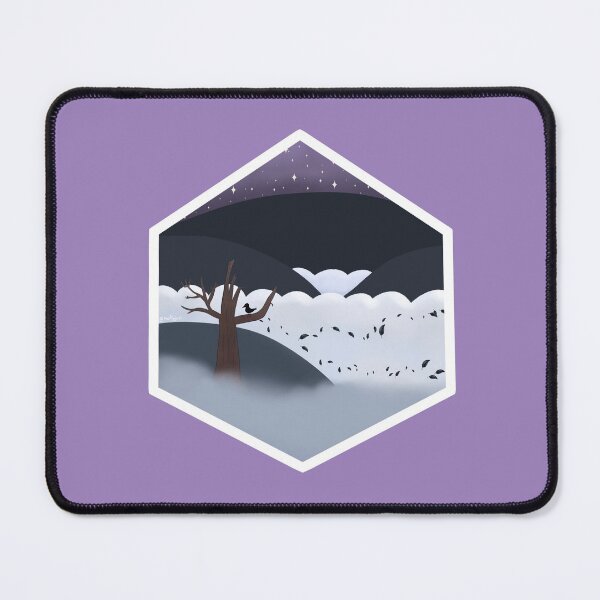Item preview, Mystic Meadows (purple background) designed and sold by HollyCat.