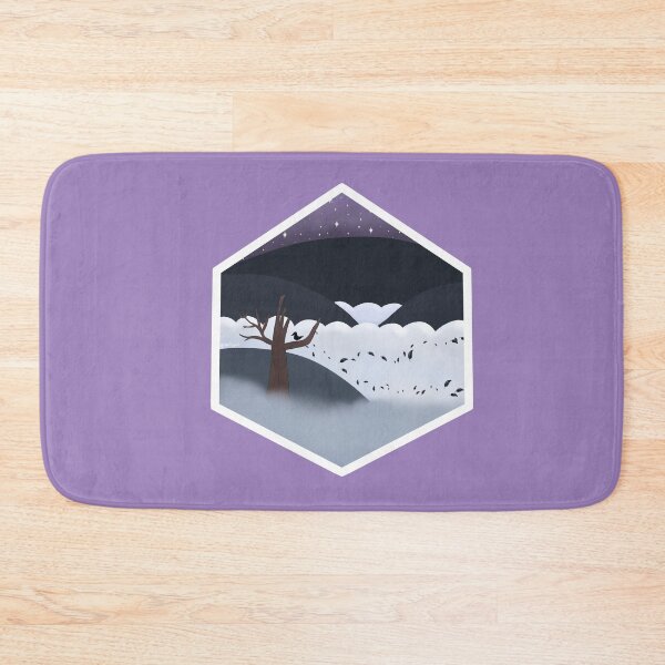 Item preview, Mystic Meadows (purple background) designed and sold by HollyCat.