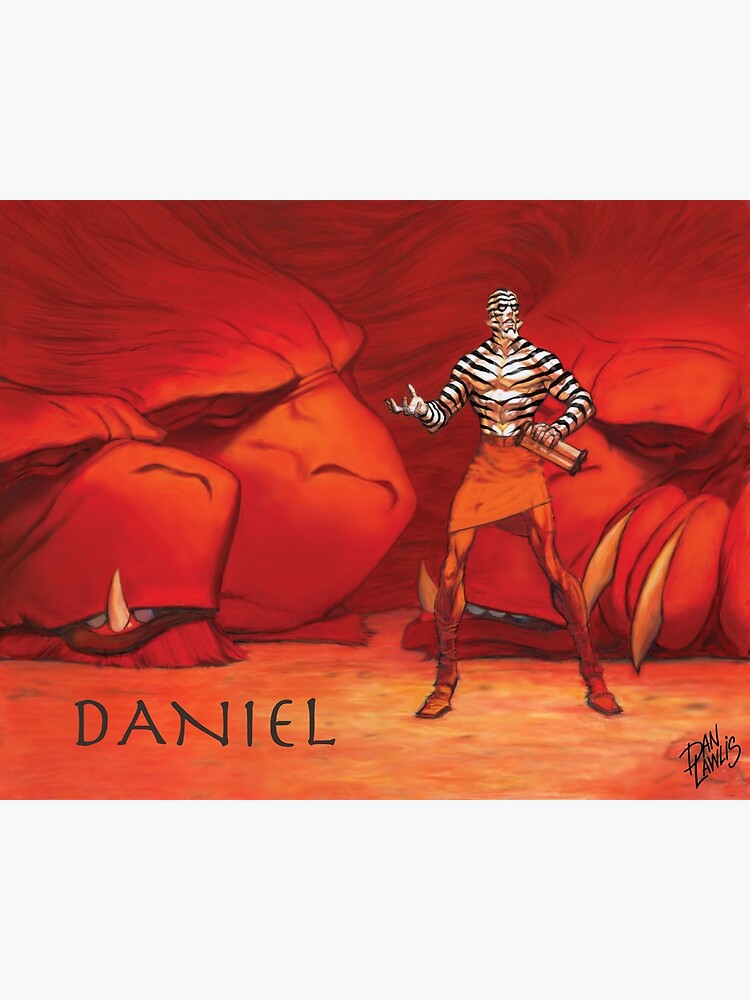 Thumbnail 3 of 3, Poster, Daniel and the Lions Den by Dan Lawlis designed and sold by DanLawlisart.