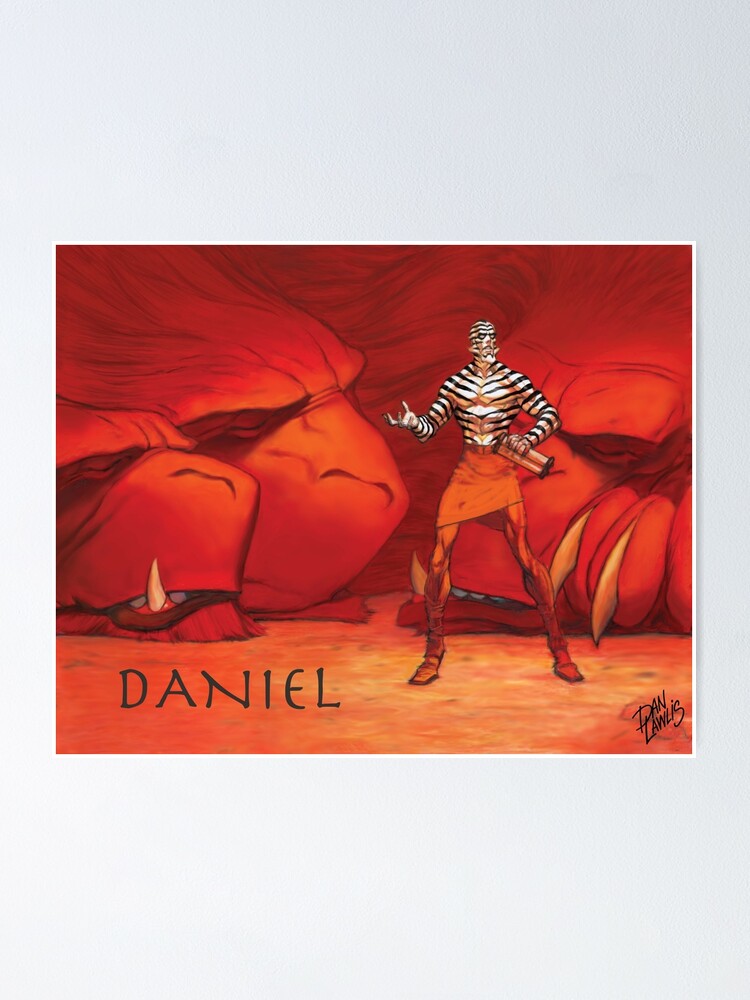 Thumbnail 1 of 3, Poster, Daniel and the Lions Den by Dan Lawlis designed and sold by DanLawlisart.