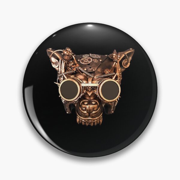 Item preview, Wearing Steampunk Wolf Mask designed and sold by Dressed For  Duty.