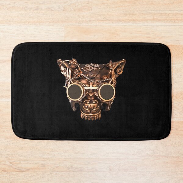 Item preview, Wearing Steampunk Wolf Mask designed and sold by Dressed For  Duty.