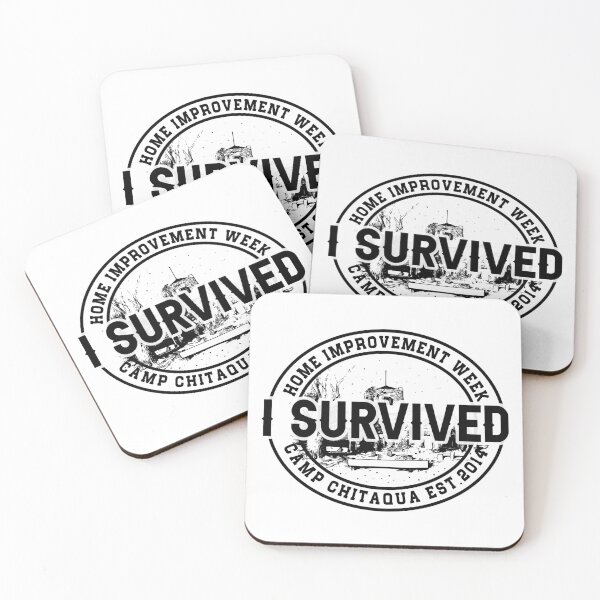 Item preview, I Survived Home Improvement Week Funny Camping designed and sold by Unicorny-Design.