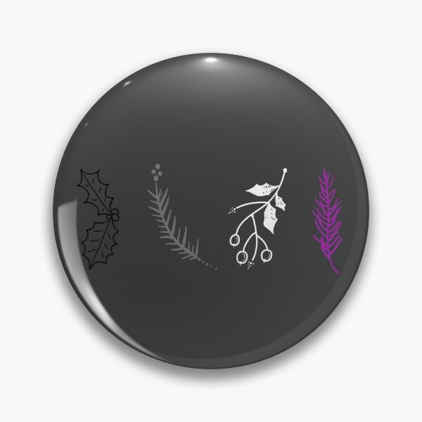 Item preview, Winter Plants Ace Flag Colors. Asexual Pride designed and sold by Subtle Pride Shop.