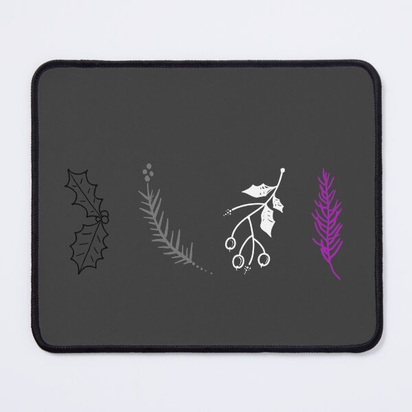 Item preview, Winter Plants Ace Flag Colors. Asexual Pride designed and sold by Subtle Pride Shop.