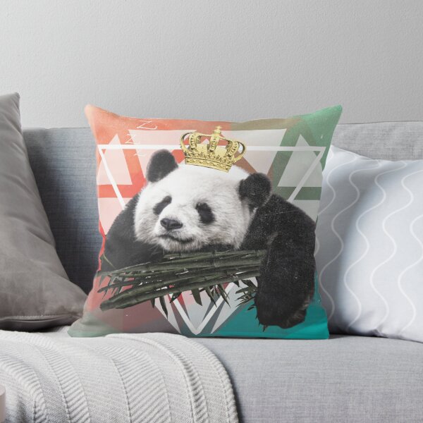 King of naps Throw Pillow