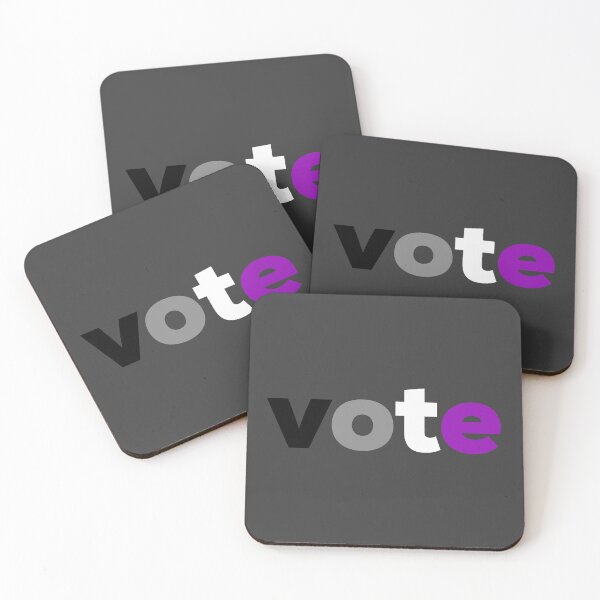 Item preview, Go Vote Ace. Asexual Pride designed and sold by Subtle Pride Shop.