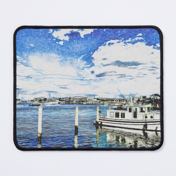 Item preview, Oak Bluffs Harbor designed and sold by Christine Sternfels.