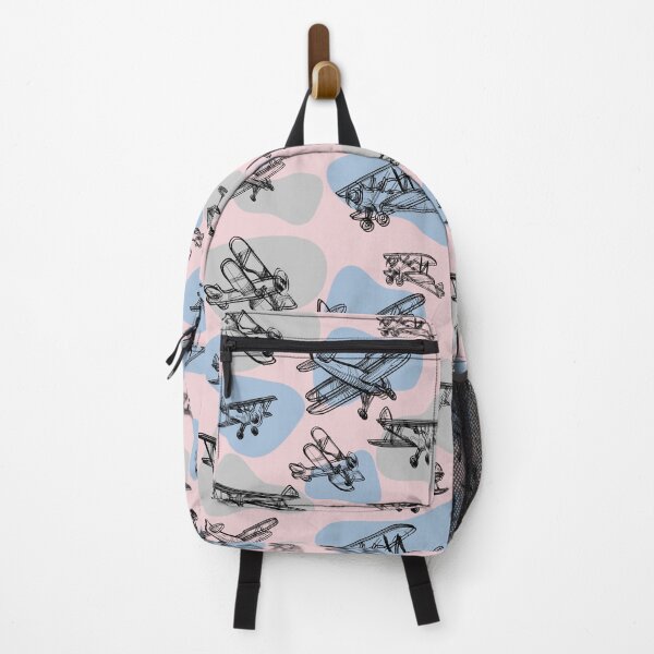 Item preview, Biplanes & Clouds - Pink designed and sold by PlaneNsimple.