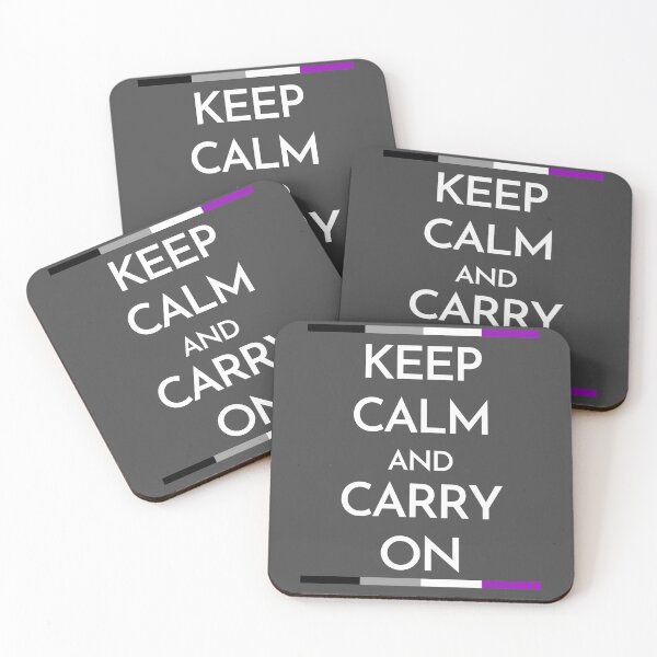 Item preview, Keep Calm and Carry On Ace. Asexual Pride designed and sold by Subtle Pride Shop.