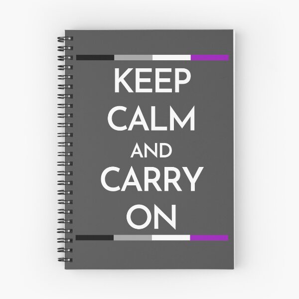 Item preview, Mantenga la calma y continúe Ace. Orgullo asexual designed and sold by Subtle Pride Shop.