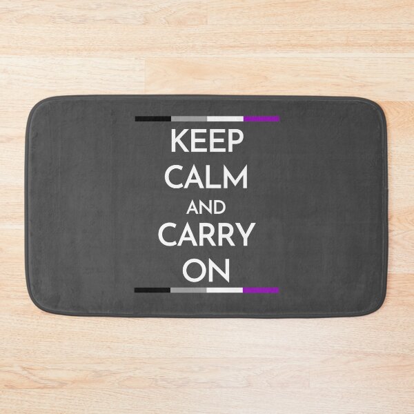 Item preview, Keep Calm and Carry On Ace. Asexual Pride designed and sold by Subtle Pride Shop.