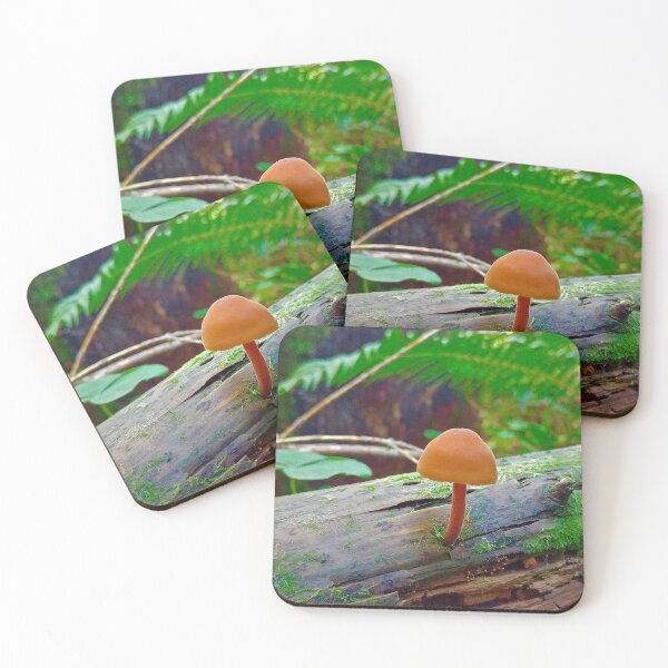 Item preview, Tiny Orange Mushroom designed and sold by Rebekah Slick.