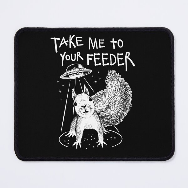 Item preview, Funny Squirrel Lover Gift - Alien Abduction Take Me to Your Leader Pun designed and sold by propellerhead.