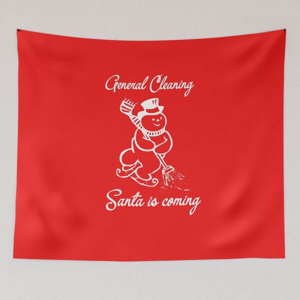 Item preview, General Cleaning Santa is Coming to Town! I know Him! designed and sold by Capiral Bucketlist.