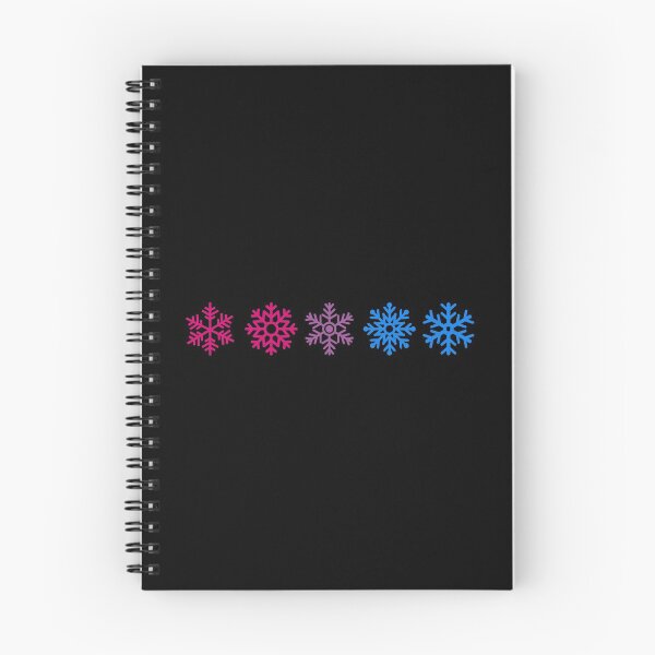 Item preview, Winter Snowflakes Bi Flag Colors. Bisexual Pride designed and sold by Subtle Pride Shop.