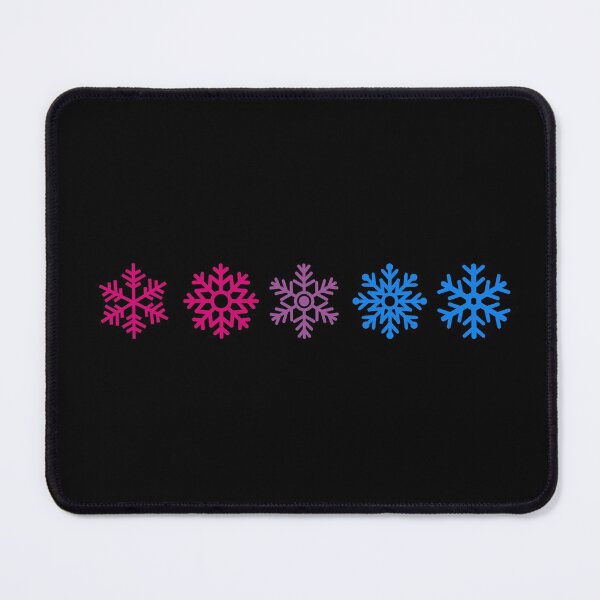 Item preview, Winter Snowflakes Bi Flag Colors. Bisexual Pride designed and sold by Subtle Pride Shop.
