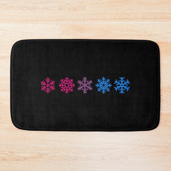 Item preview, Winter Snowflakes Bi Flag Colors. Bisexual Pride designed and sold by Subtle Pride Shop.