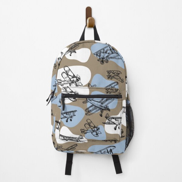 Item preview, Copy of Biplanes & Clouds - Brown designed and sold by PlaneNsimple.