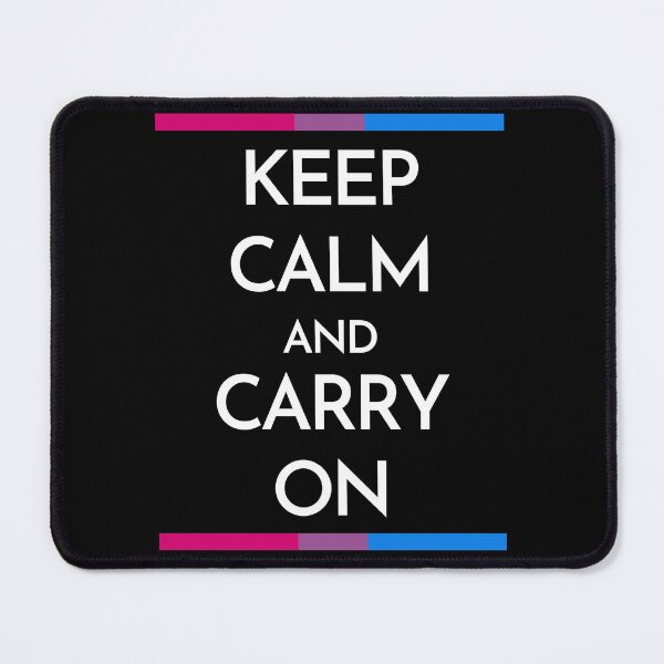 Item preview, Keep Calm and Carry On Bi. Bisexual Pride designed and sold by Subtle Pride Shop.