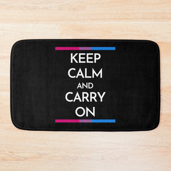 Item preview, Keep Calm and Carry On Bi. Bisexual Pride designed and sold by Subtle Pride Shop.