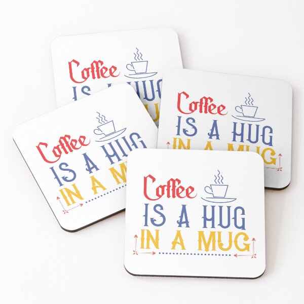 Item preview, Coffee is a Hug in a Mug - funny quotes, coffee quotes designed and sold by Delandor.