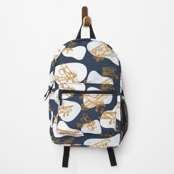 Item preview, Biplanes & Clouds - Gold designed and sold by PlaneNsimple.