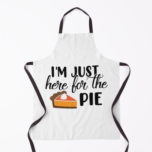 Item preview, I'm just here for the pie (white) designed and sold by MendyK.