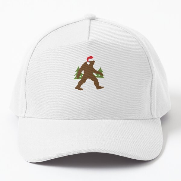 christmas bigfoot sasquatch xmas apparel funny Baseball Cap