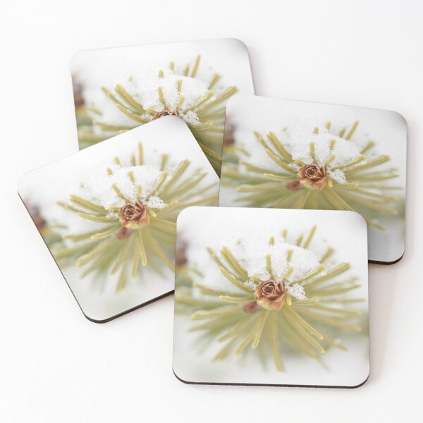 Item preview, Snowy Spruce Flowers 1 designed and sold by litwphoto.