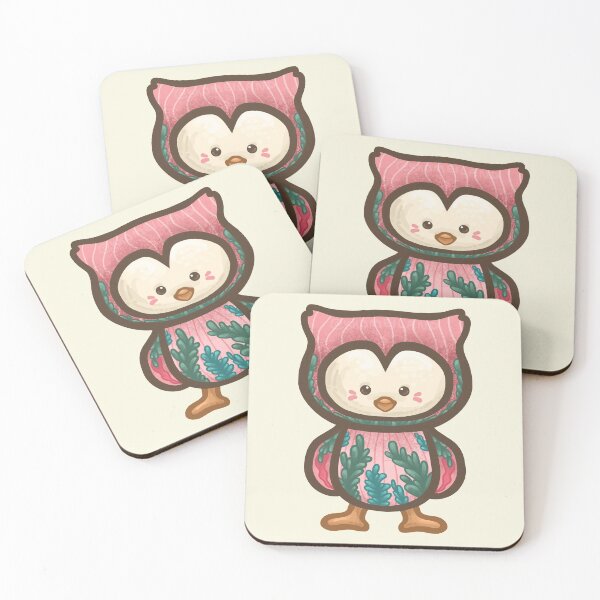 Item preview, Owl with Seaweed Pattern designed and sold by Khotekmei.