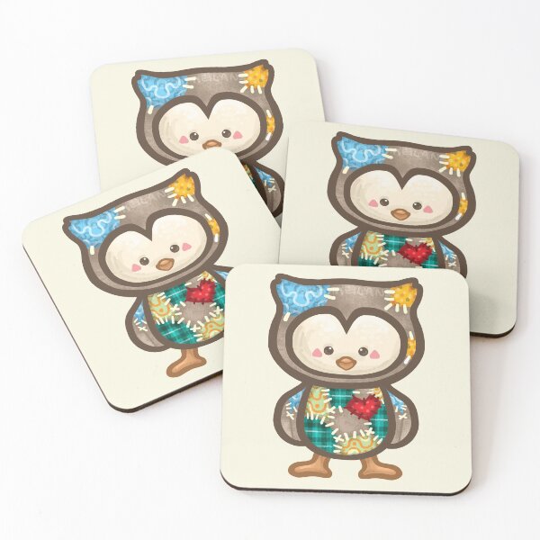 Item preview, Owl with Fabric Fill Pattern designed and sold by Khotekmei.