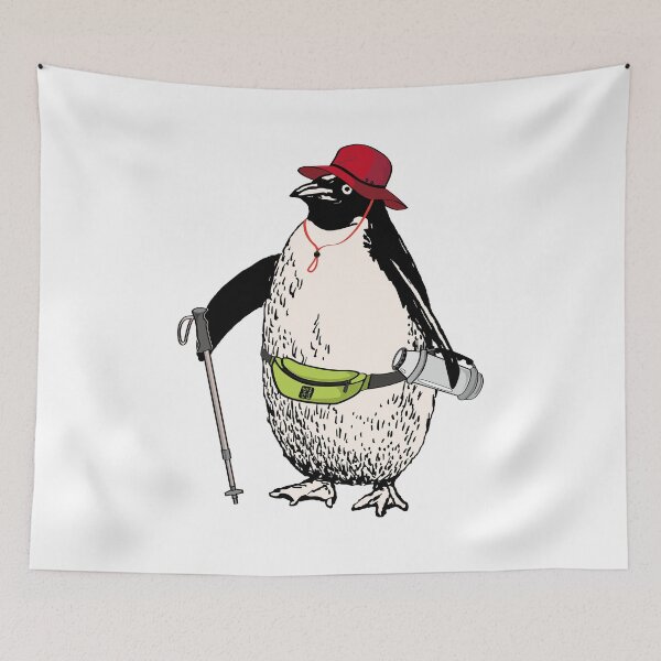 Item preview, Sunbi penguin #8 Hiking wine designed and sold by HONGSOOLSHOP.